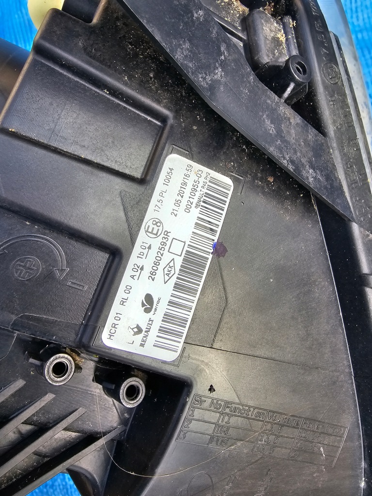 Фара левая renault twingo 3 3 рестайлинг  led 260602593r Недорого