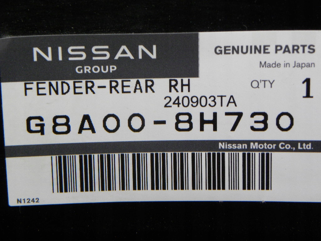 фото №6, Nissan x-trail t30 задний крыло правая сторона