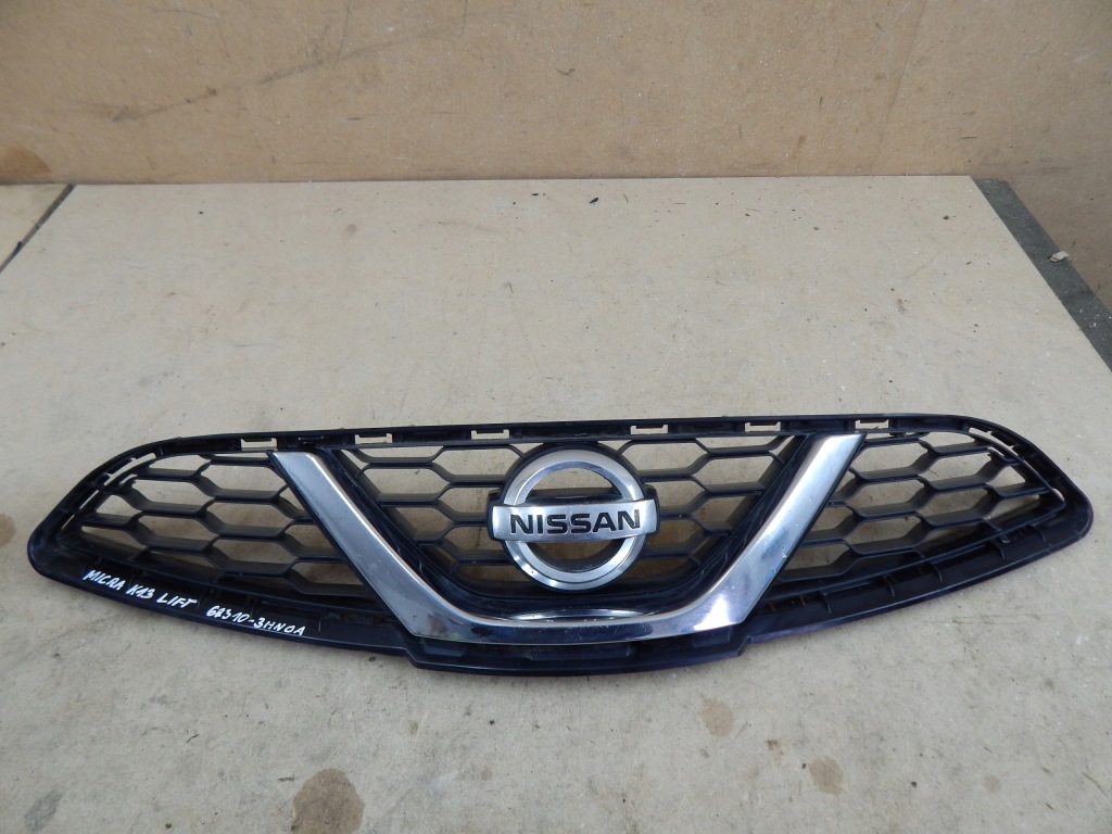 фото №1, Решётка радиатора решётка радиатора радиатора хром nissan micra k13 lift 62310-3hn0a оригинал