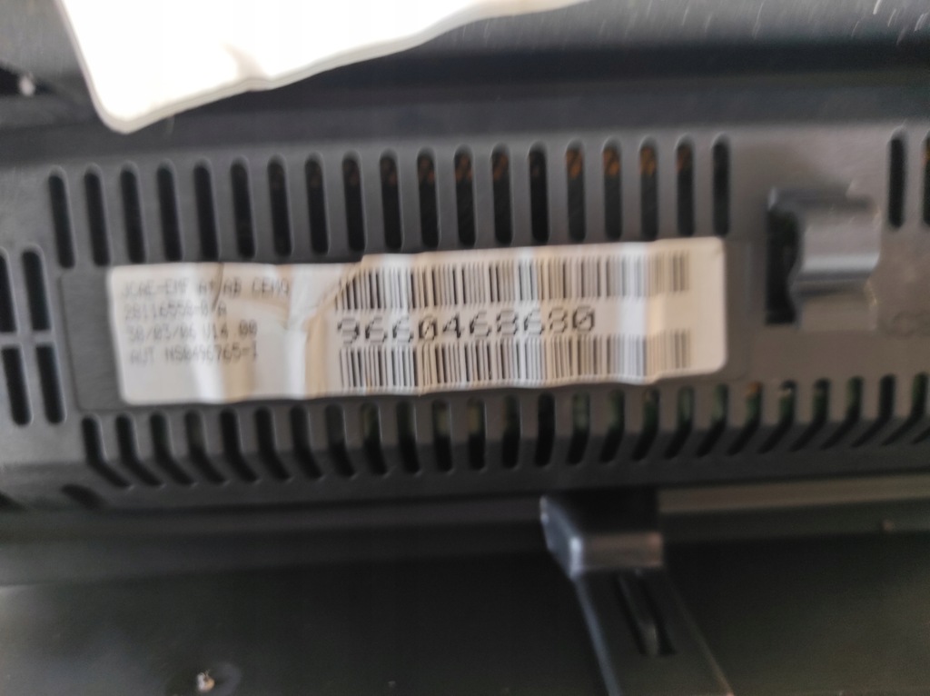 фото №6, Дисплей годинника рамка citroen c4 9660468680