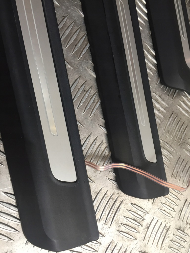 фото №7, Audi q8 накладки накладки пороговые s-line комплект подсвечиваемые