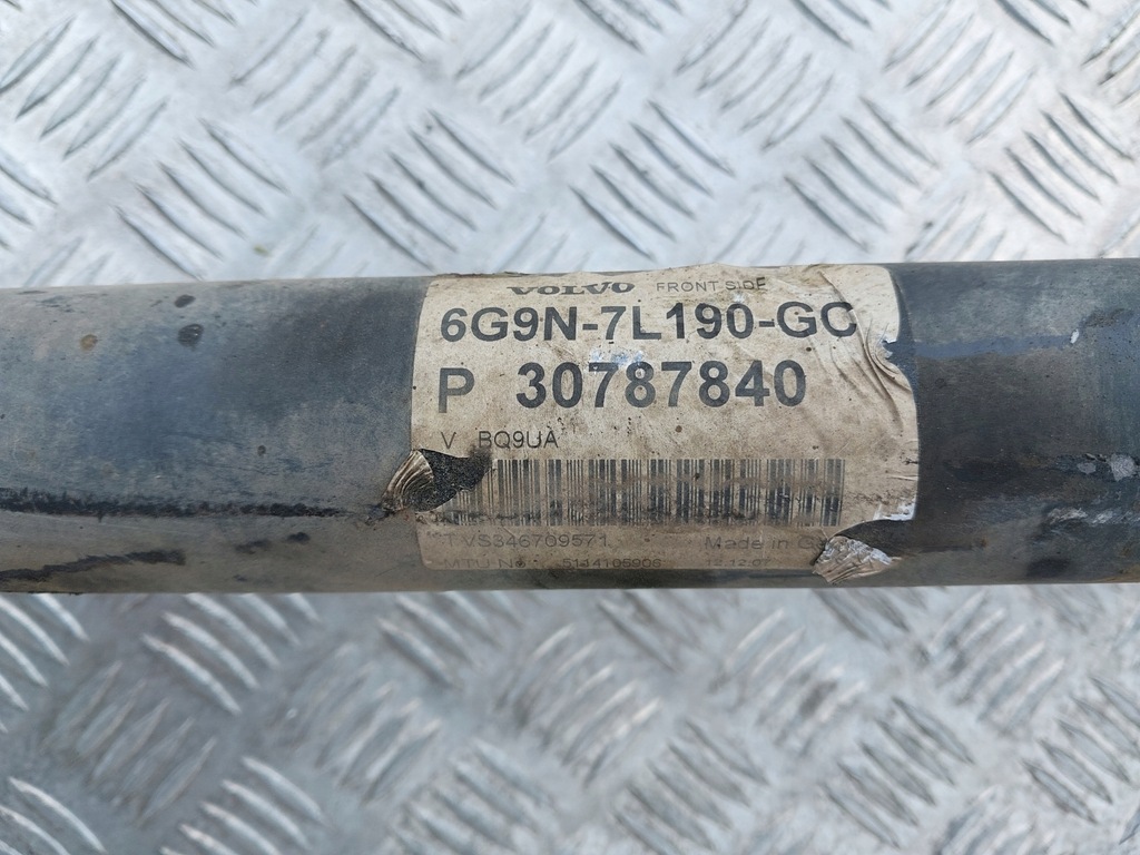 фото №10, Wał приводной 30787840 6g9n-7l190-gc volvo xc70 ii 2.4 d5