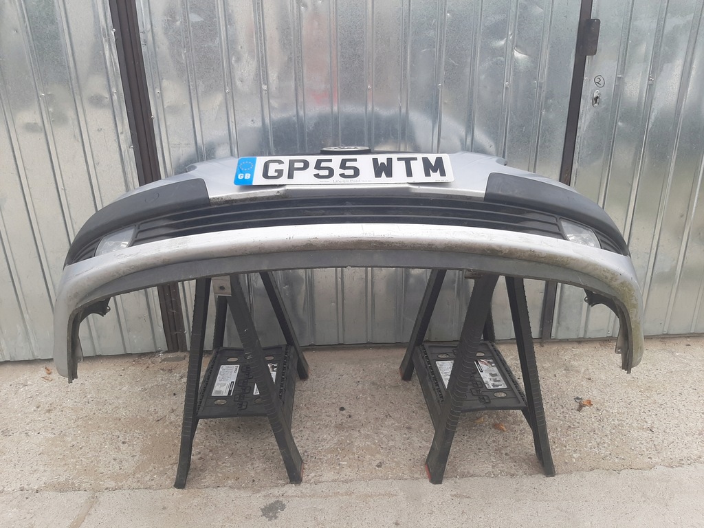 фото №15, Бампер решётка радиатора перед передний kia rio ii 2005-2009 przedlift серебристый