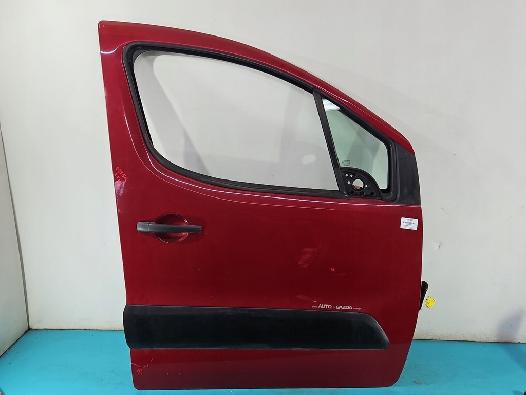 фото №1, Двері перед праве citroen berlingo ii 08-12 bordowy kjf