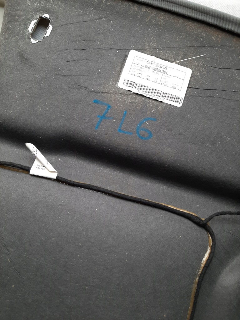 фото №13, Vw touareg стеля оббивка дах 7l6867500