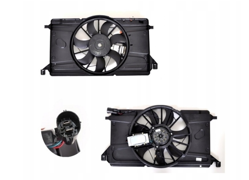 фото №1, Volvo s40 2004-2012 вентилятор радіатора + модуль