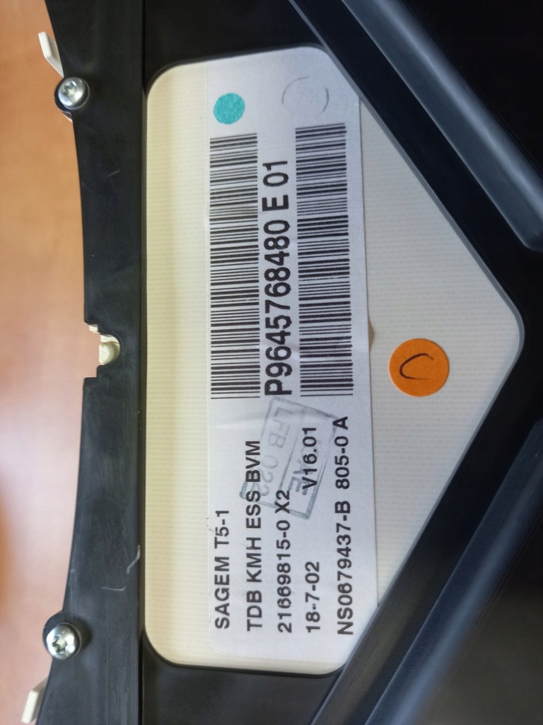 фото №5, 21669815-0 счетчик peugeot 307 1.6b