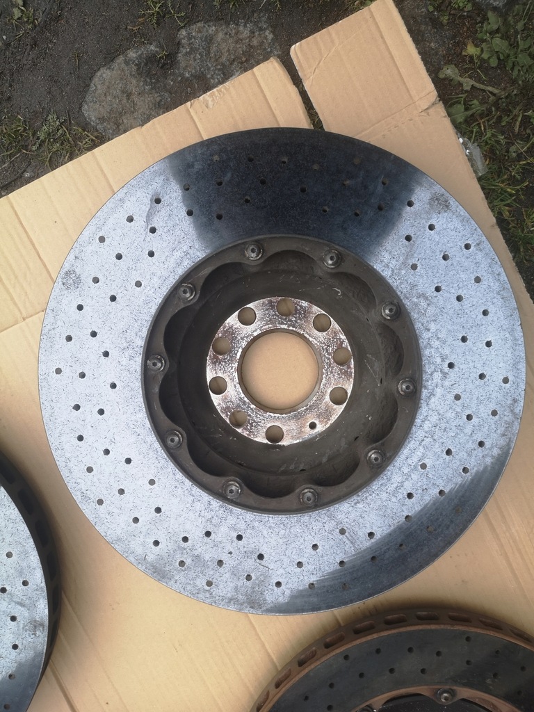 фото №11, Тормоза керамические ceramika комплект перед задняя суппорты тормозные диски audi a8 s8 d3