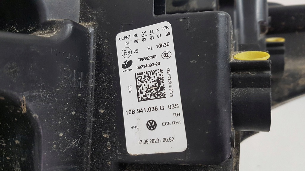 фото №12, Vw id.3 id3 права лампа передня перед