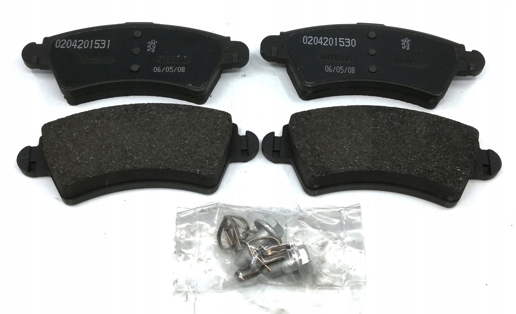 фото №1, Oryg гальмівні колодки гальмівні перед citroen peugeot 206 sw cc