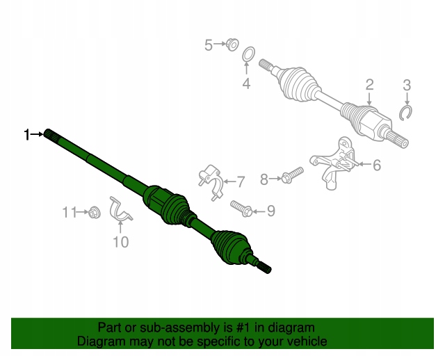 фото №1, Nowa права привідний вал do forda fusion 2017- 2,7 sport