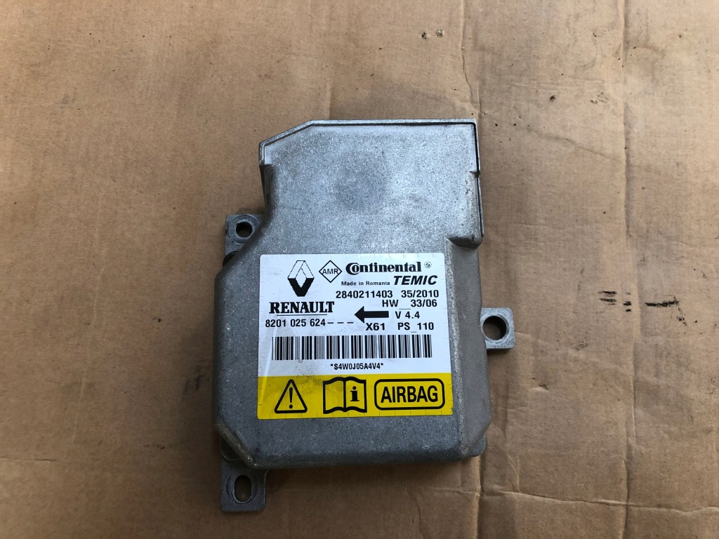 фото №1, Renault kangoo ii iii датчик модуль подушка безопасности подушек