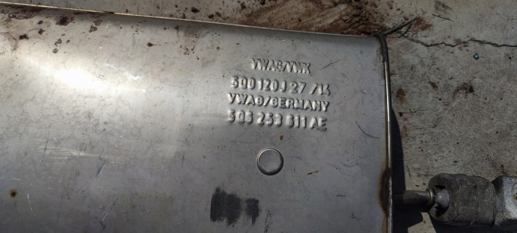 фото №8, Гаситель выхлоп audi a3 8v volkswagen 5q6253611ae