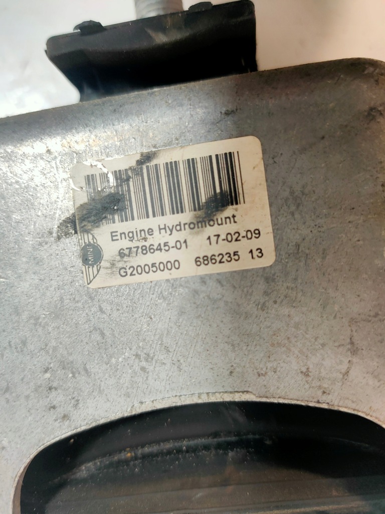 фото №3, Mini cooper r55 r56 кронштейн кронштейн подушка двигателя 6778645-01