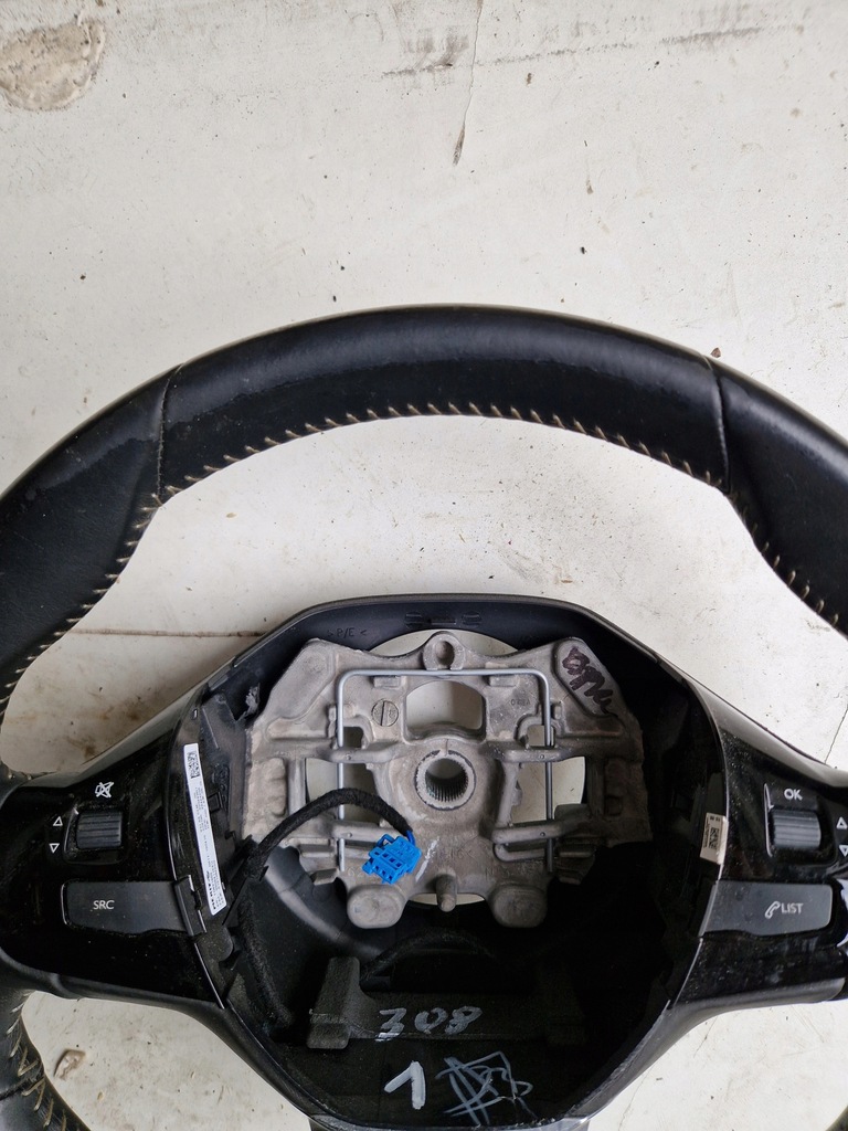 фото №5, Повітропровід шкіра мультифункція peugeot 308 ii t9