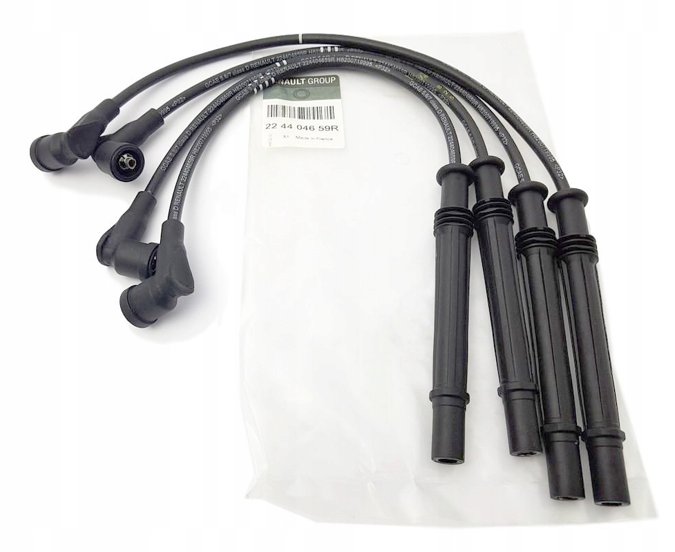фото №1, Nowe оригинальные кабели провода зажигания renault clio kangoo twingo logan