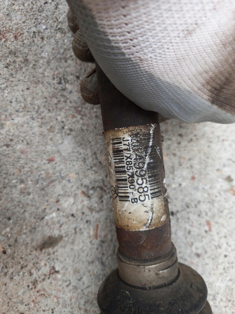 фото №5, Приводной вал короткий левая renault clio iii 1.5 dci 05-12