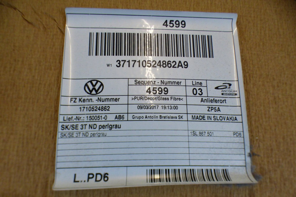 фото №13, Потолок потолок 1sl867501 skoda citigo