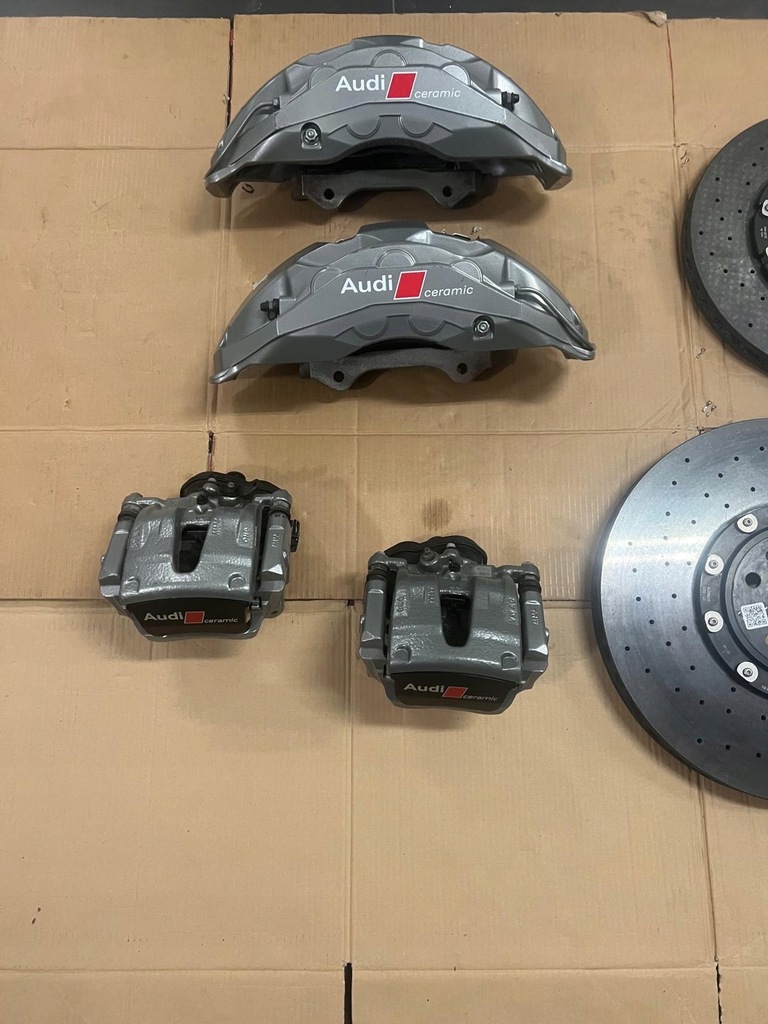 фото №13, Audi sq7 4m набор суппорты тормозные диски керамические ceramika