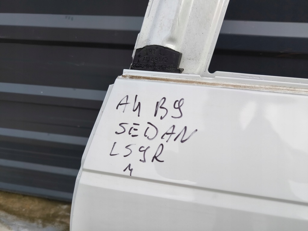 фото №15, Дверь левый задняя audi a4 b9 ls9r sedan przed lift !!!