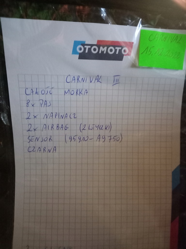 фото №10, Консоль приборная панель air bag ремни датчик kia carnival