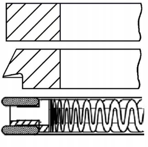 Кільця поршневі std renault clio dacia 0.9tce Ціна