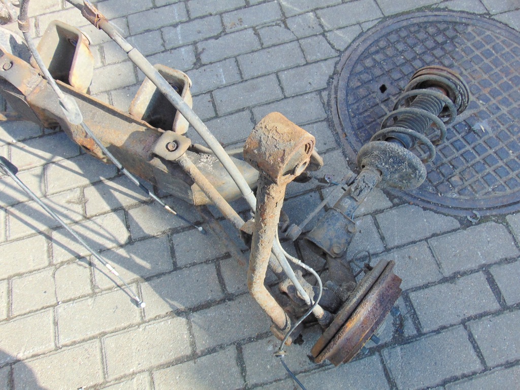 фото №8, Балка oś подвеска задняя подрамник suzuki liana 2wd hb хэтчбек тормозные барабаны abs eu