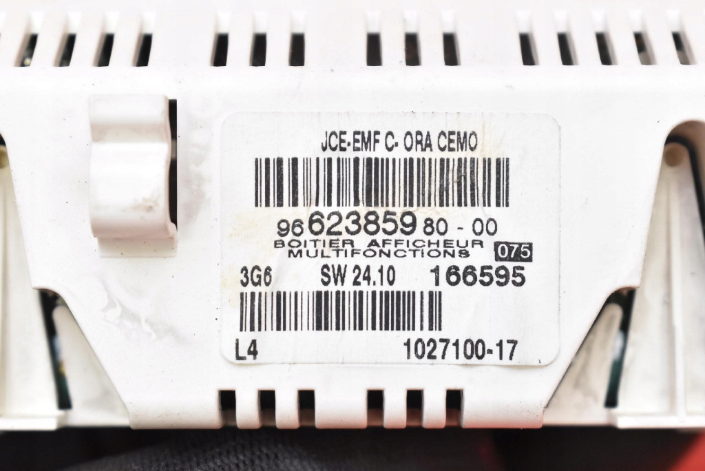 Дисплей 9662385980 peugeot 207 06-09 Зі Шроту