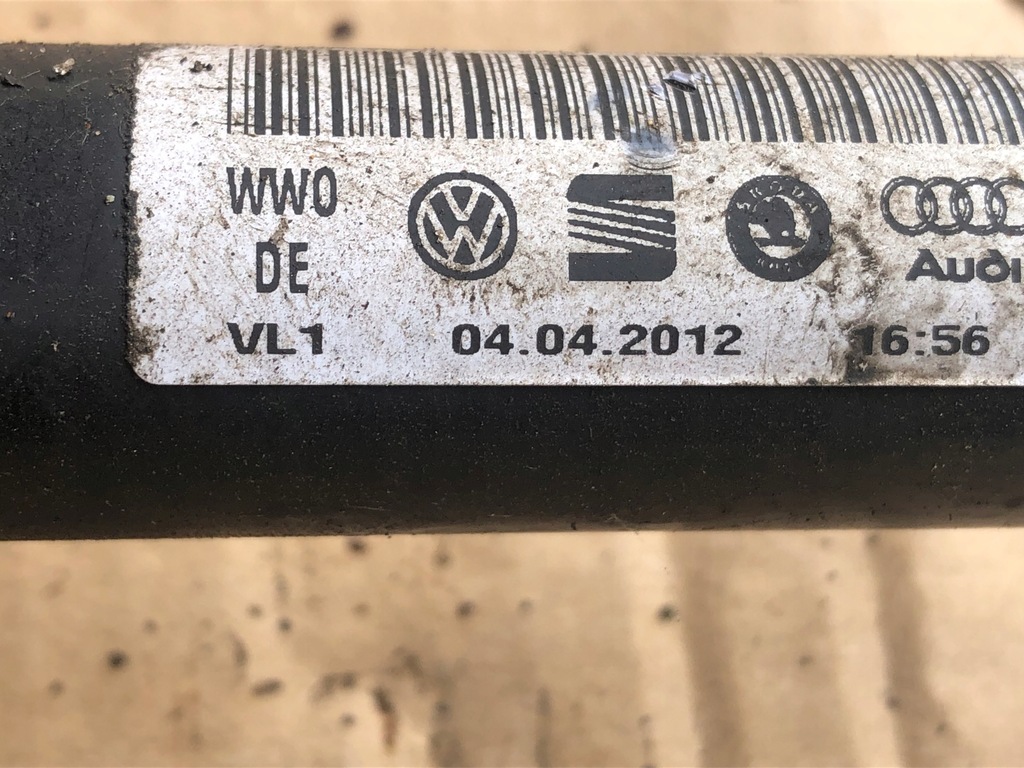 фото №6, Приводной вал левая vw tiguan 5n0407763d