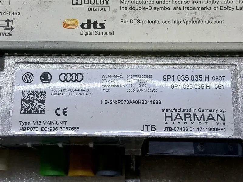 Монитор porsche 911 991 9p1919606g pcm mk2 экран дисплея навигации sat Доставка