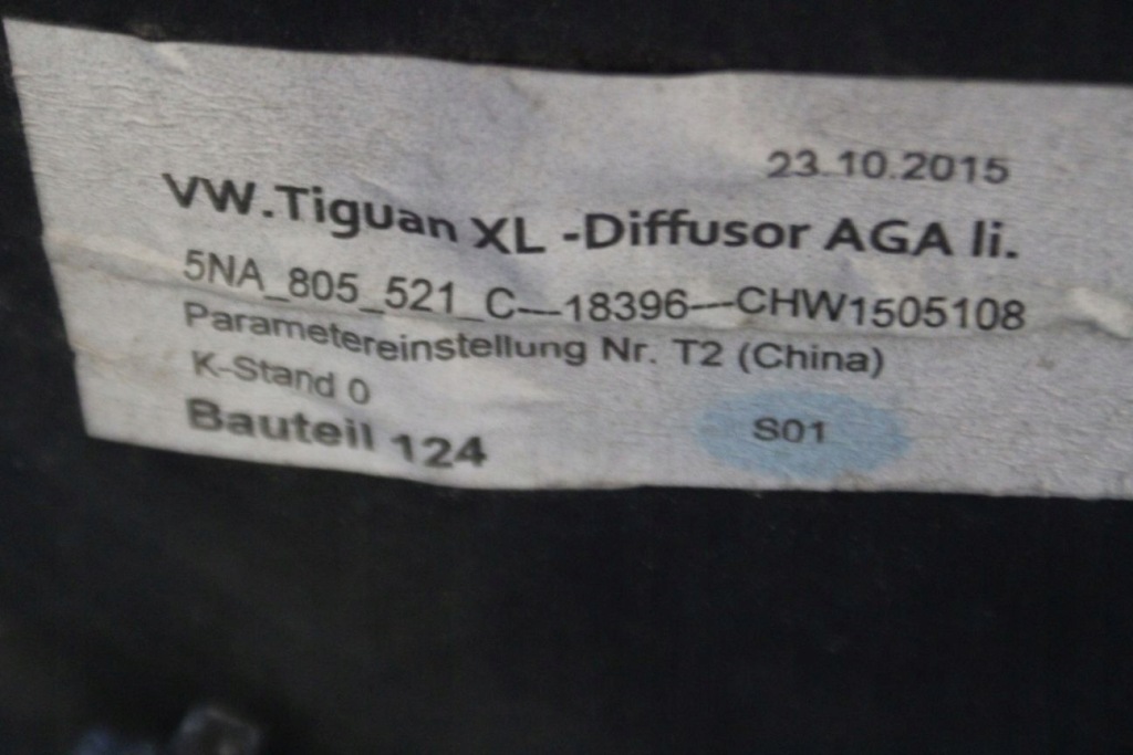 фото №15, Бампер задняя vw tiguan 15+ hebanero orange