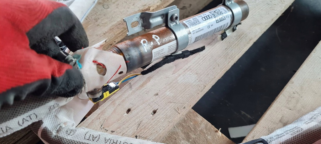 фото №11, Q5 8r шторка безопасности воздуха подушка безопасности правая 8r0880742f