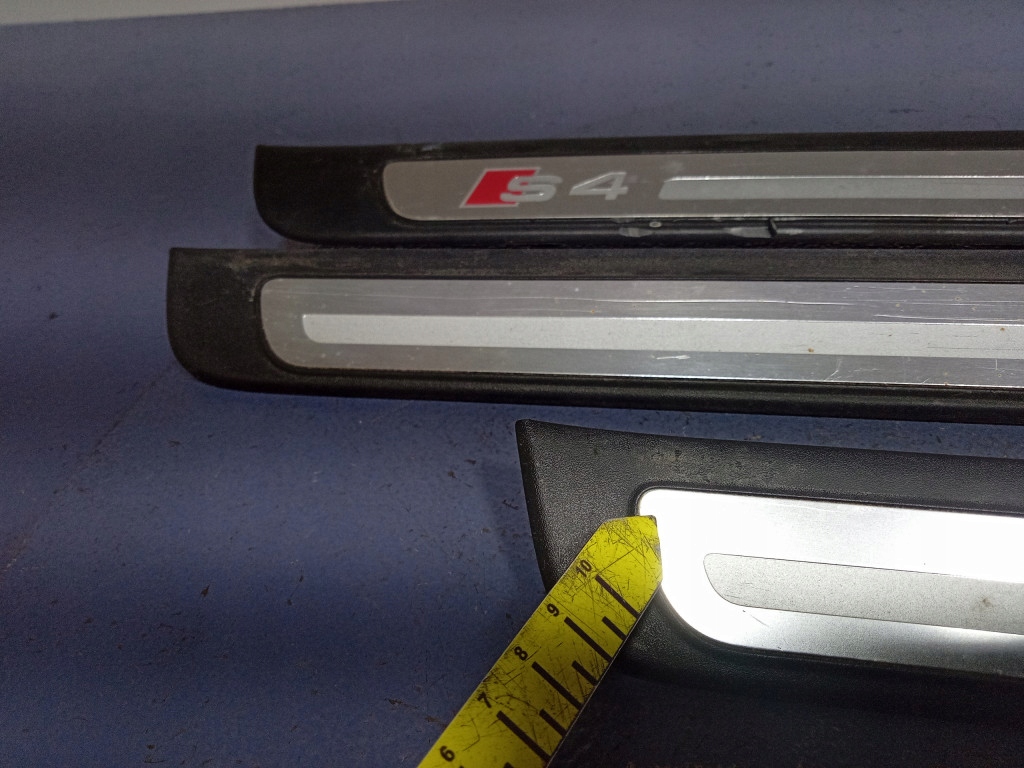 фото №7, Audi s4 a4 b8 накладки пороговые комплект 8k0853373b