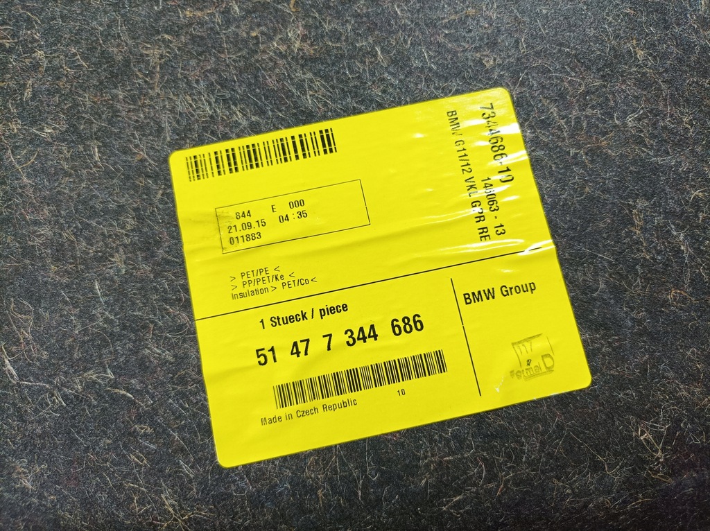 фото №8, Bmw 7 g11 g12 обивка багажника правая 7344686