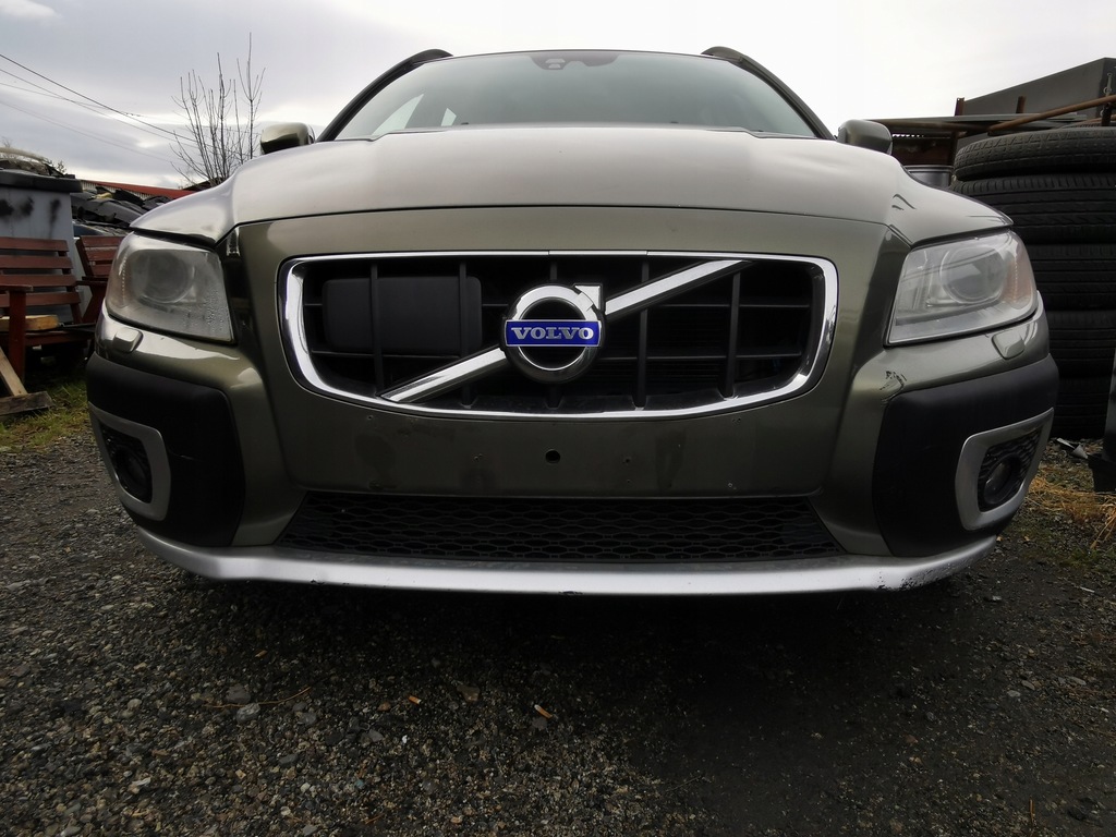 фото №14, Volvo xc70 ii 07-16 бампер передній перед kompletny pod радар колір 493