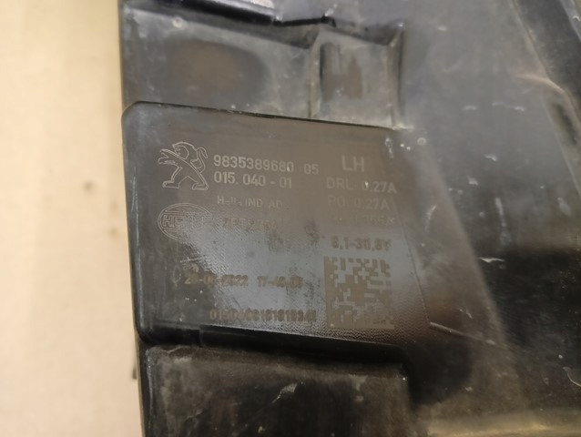 фото №5, Противотуманная фара левый передний drl led peugeot 308 iii t10 2022-