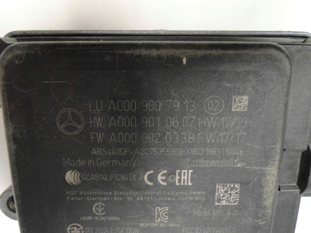 фото №3, Mercedes a klasa w177 177 радар distronic plus