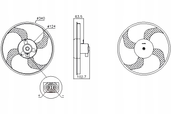 фото №2, Вентилятор радіатора renault clio iii модуль twingo ii wind 1.2-1.6