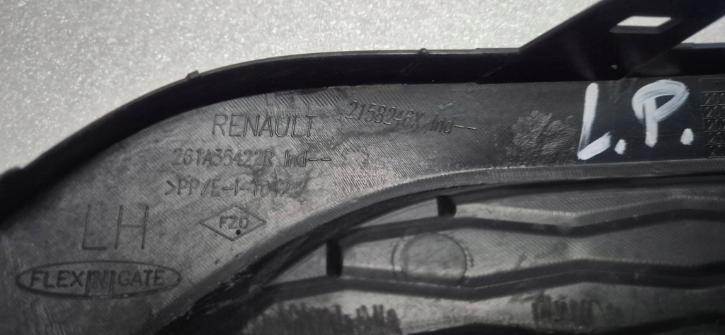 Решётка бампера заглушка противотуманная фара kadjar 261a35422r 261a21870r левая правая Недорого