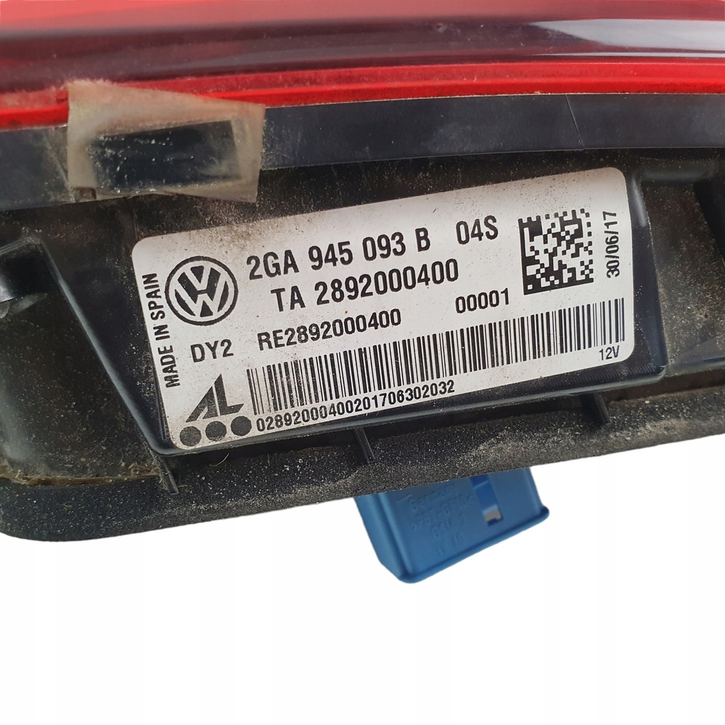 фото №3, Gd t-roc лампа задняя левая na крышка led 2ga945093b