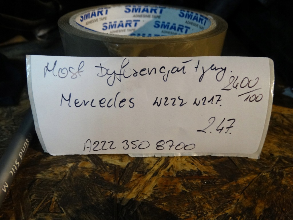 Дифференциал мост задний mercedes w222 w217 2,47 1 Недорого