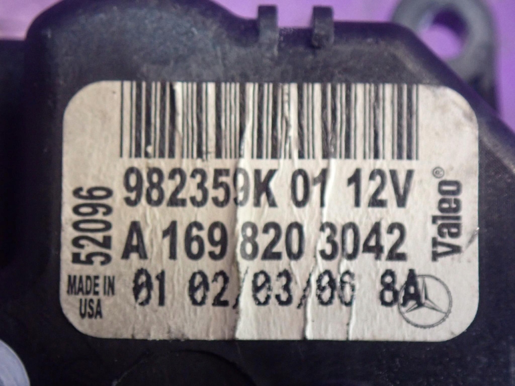 Mercedes b-klasa w245 05-08 моторчик обігрівача a1698203042 2 pin в Україні