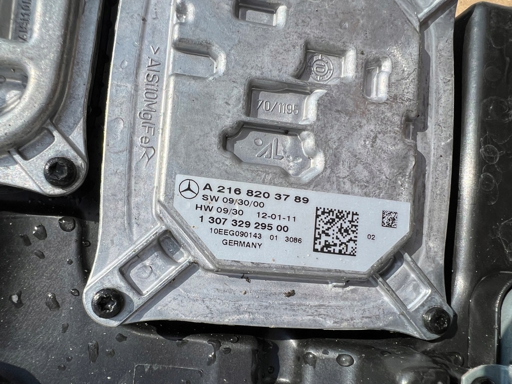 фото №9, Mercedes cl 216 lift фара лампа ксенон led перед левая комплектная oem