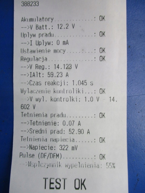 фото №6, Seat arosa 1.4tdi генератор 90a 0124325012 test