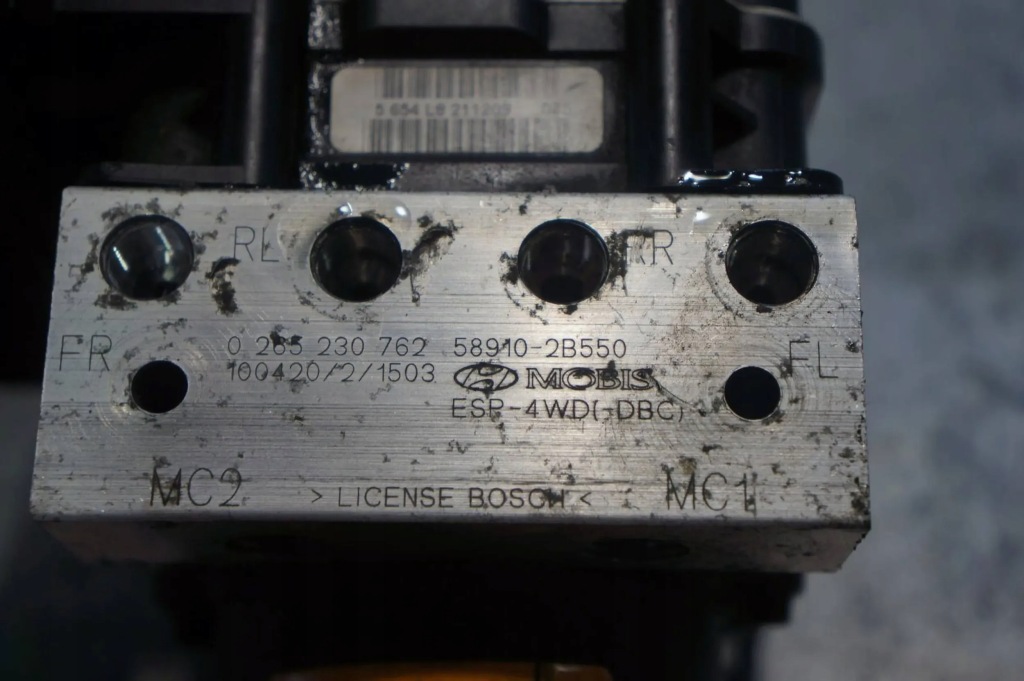 фото №7, Насос тормозная abs блок управления hyundai santa fe ii lift 58910-2b550 4wd