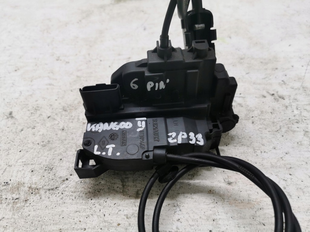 фото №3, Замок двері лівий задня 6 pin renault kangoo ii eu