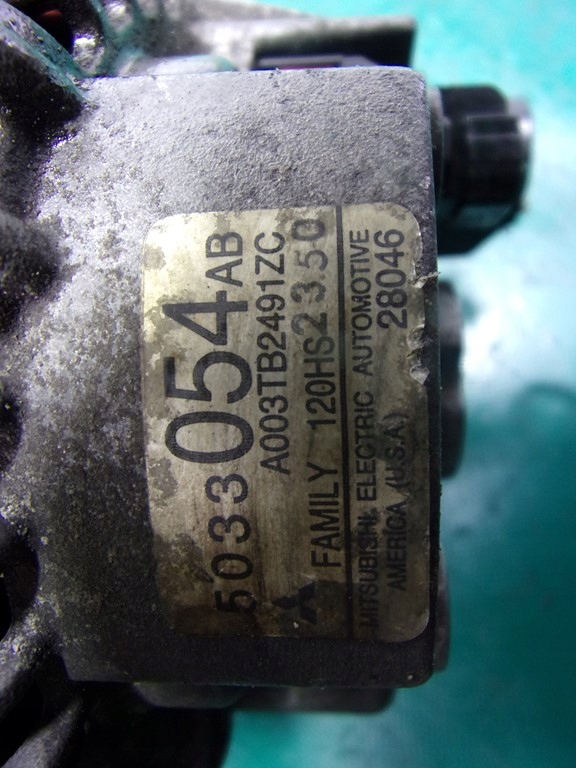 фото №7, Chrysler pt cruiser 2.0 b генератор a003tb2491zc