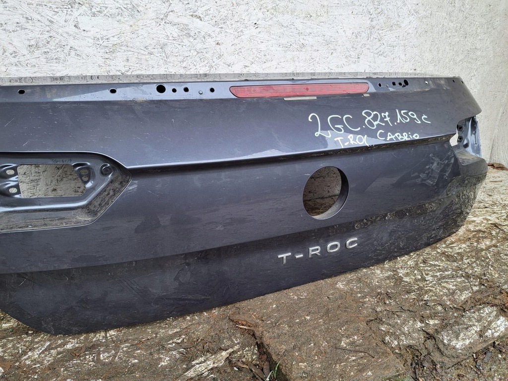 фото №3, Vw t-roc 2gc827159c cabrio кабриолет крышка багажника задняя