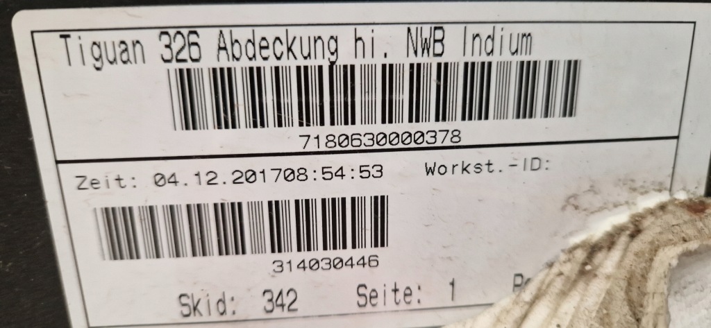 фото №11, Vw tiguan 2 ii r-line 5na бампер задняя задний