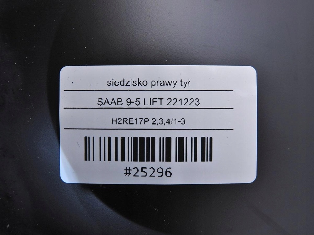 фото №8, Сиденье сиденье правый задняя saab 9-5 kombi